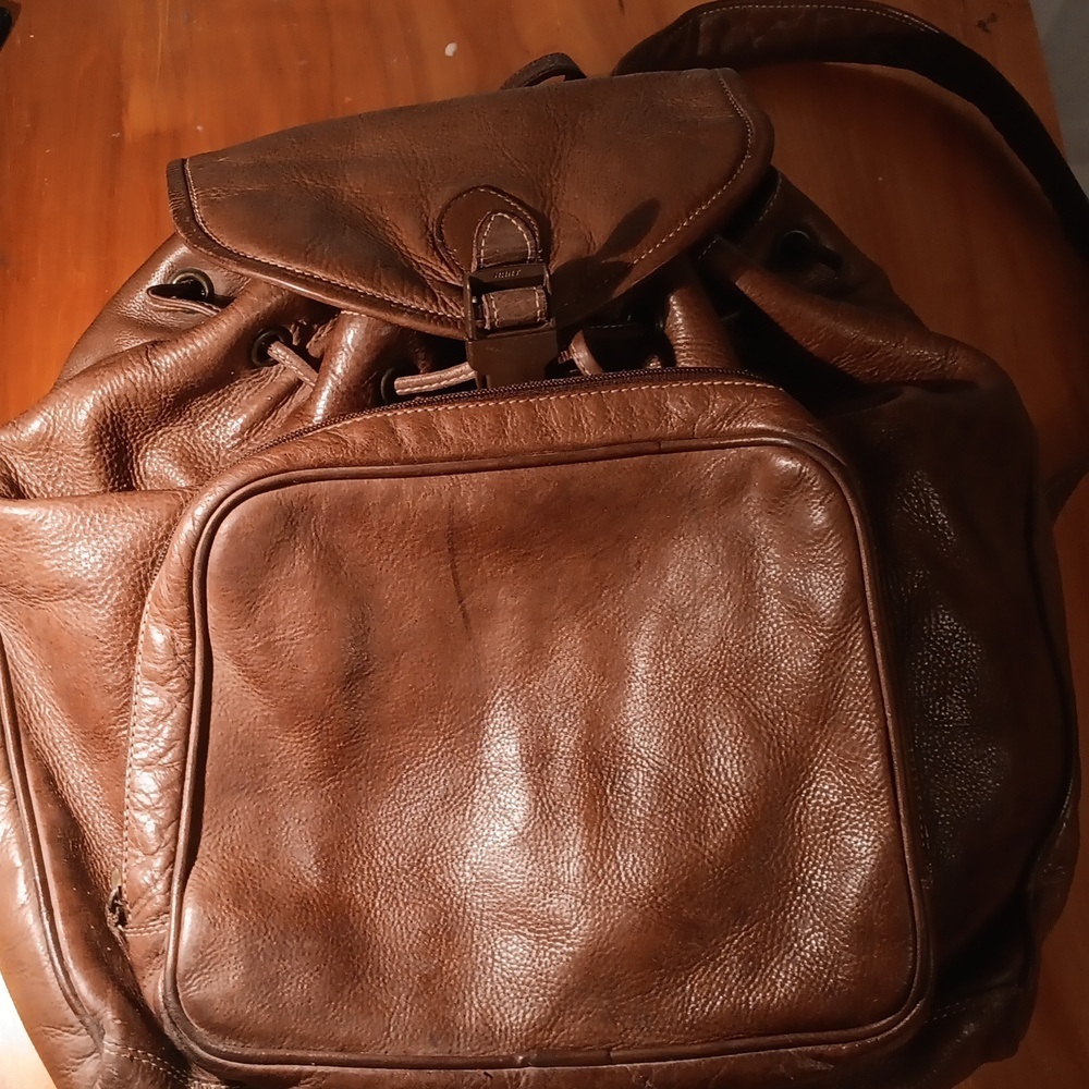 Durkees Express Leather Backpack - image 3
